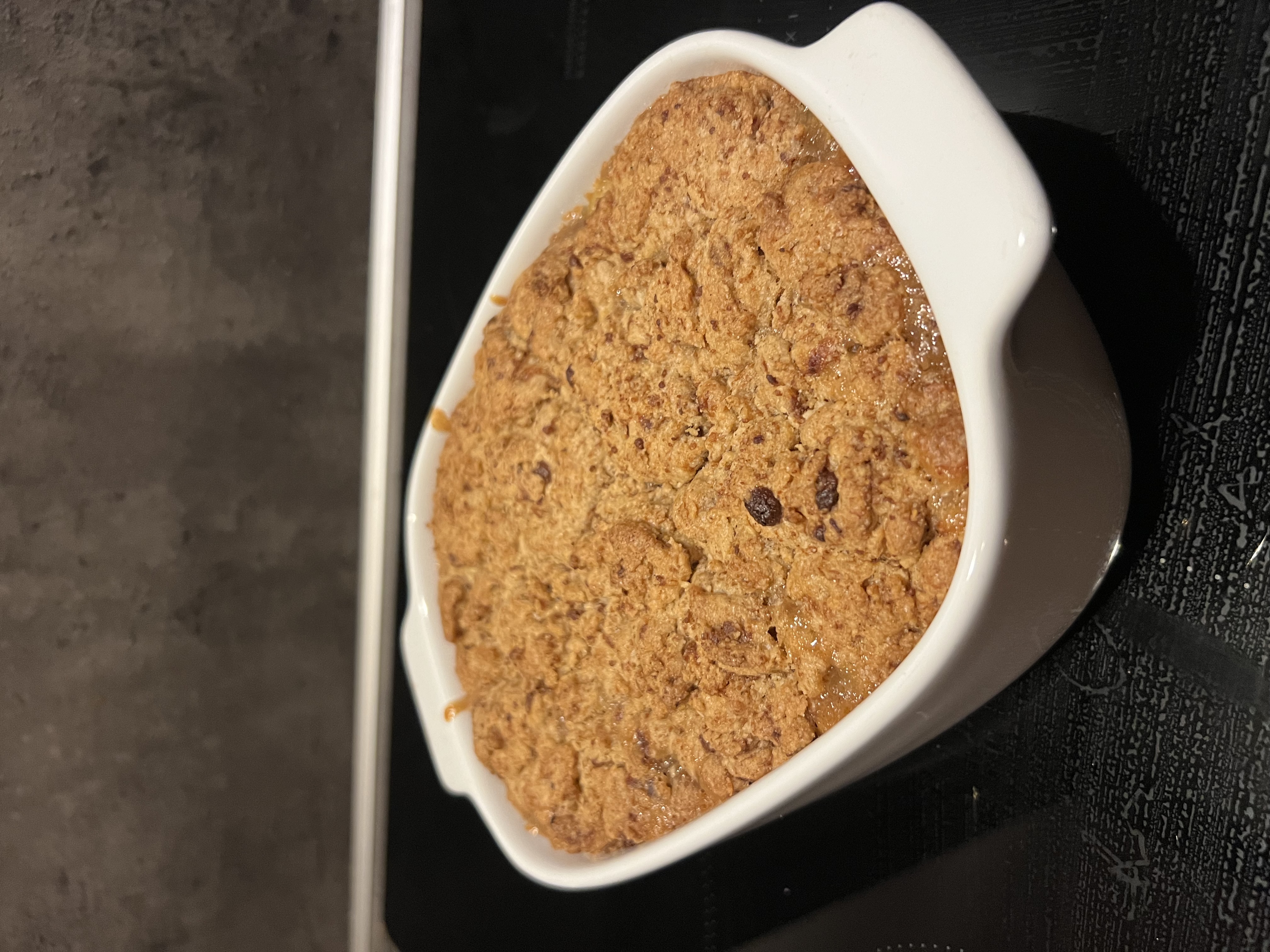 Autumn Spice Pear Cobbler